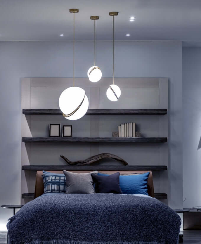 Modern Crescent Pendant Lamp