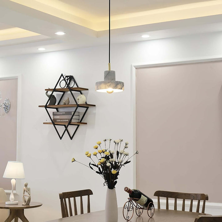 Marble Pendant Lamp with Integrated LED