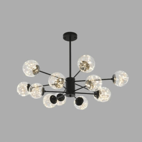 Elegant Glass Ball Chandelier