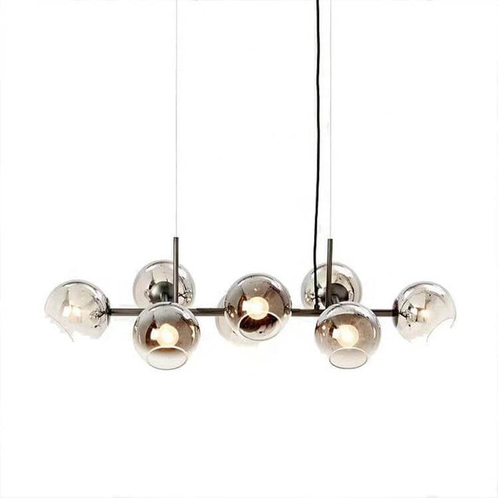 Modern Glass Ball Chandelier, 110cm, E27