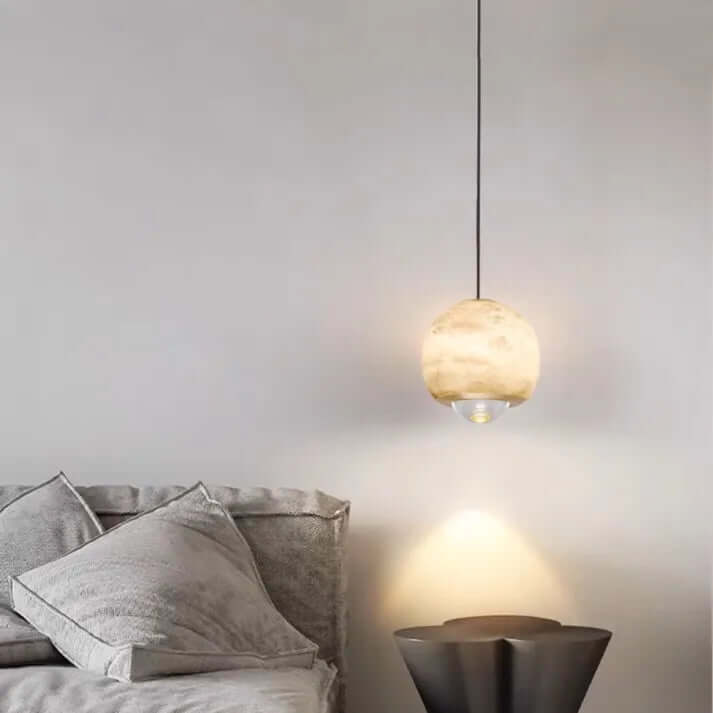 Marble Alabaster Globe Pendant Lamp