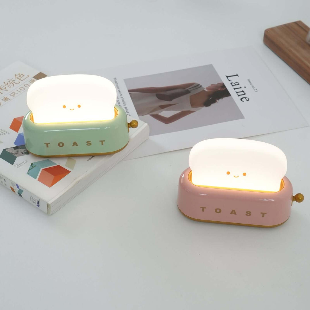 Rechargeable Toaster Lamp, Battery Desk Light