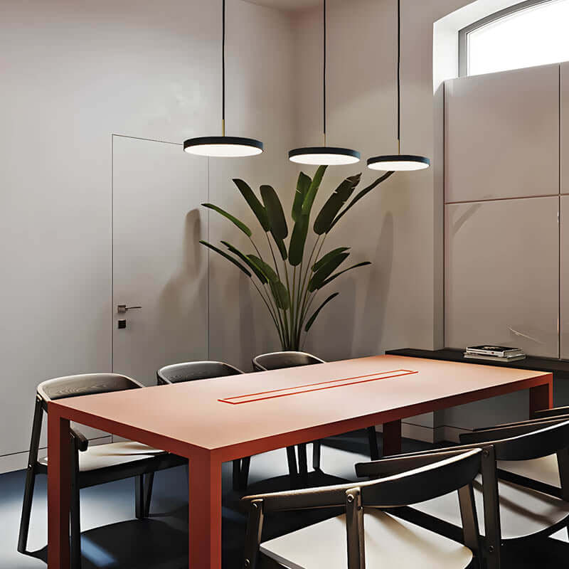 Modern LED Pendant Light Fixture, Adjustable Hanging Ceiling Lamp
