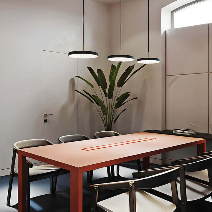 Modern LED Pendant Light Fixture, Adjustable Hanging Ceiling Lamp