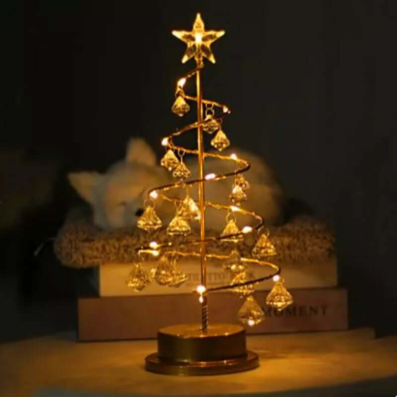 Crystal LED Christmas Tree - Battery Powered - 33cm
