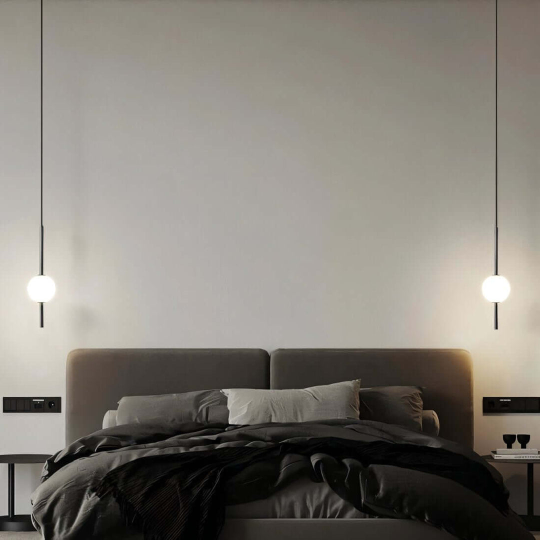 Modern Glass Ball Pendant Light 10cm