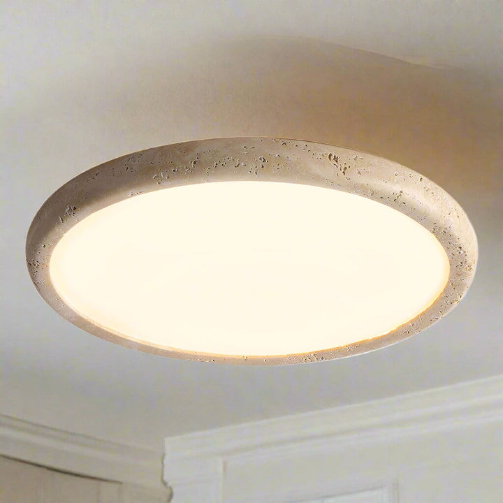 Natural Stone LED Ceiling Lamp 38cm