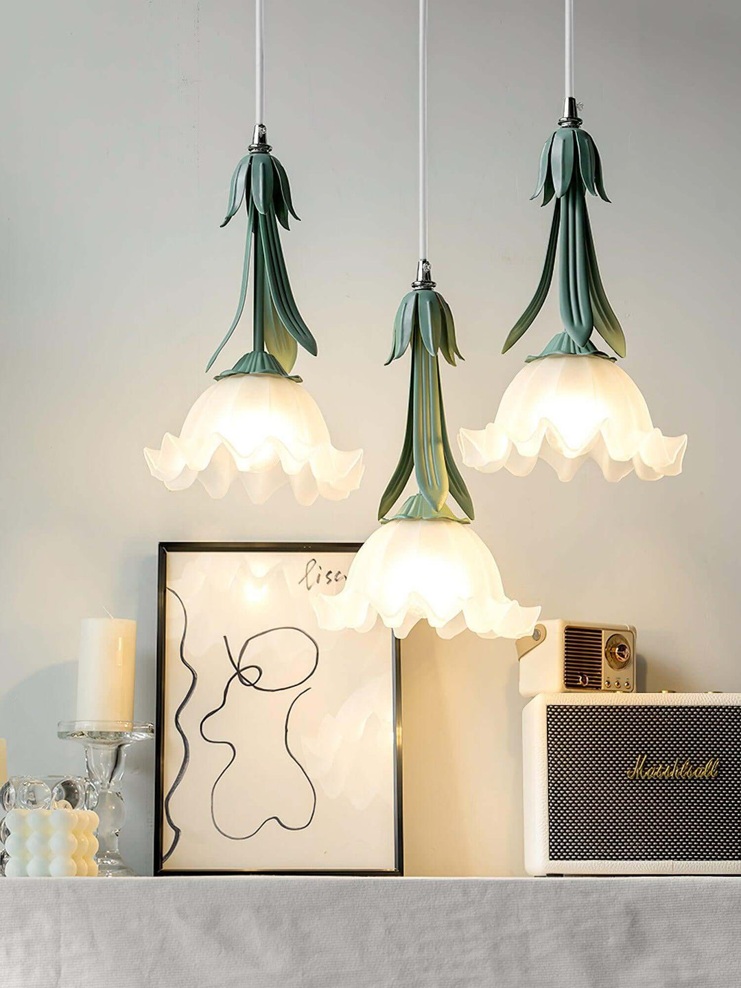 Elegant Flower Pendant Light
