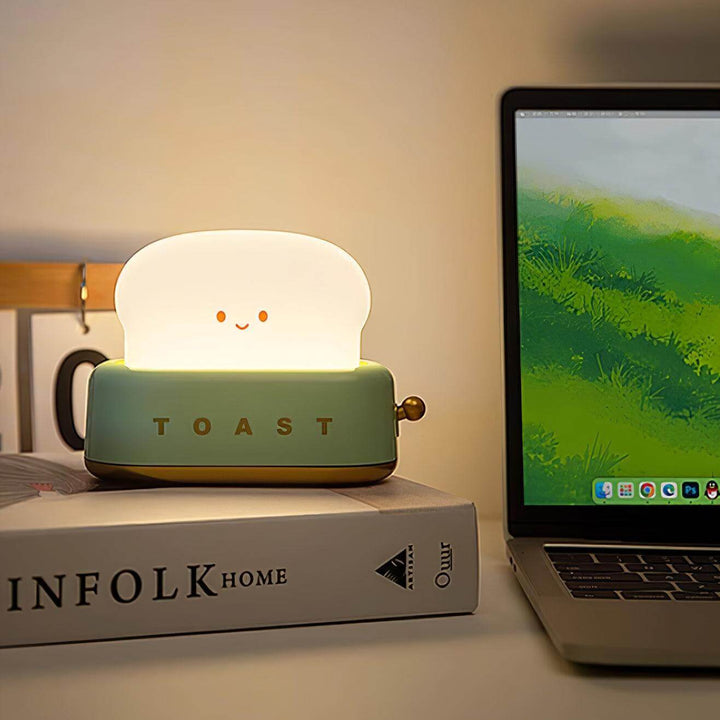 Rechargeable Toaster Lamp, Battery Desk Light