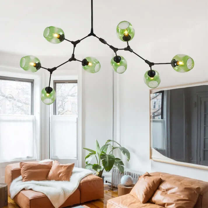 Modern Bubble Glass Sputnik Chandelier