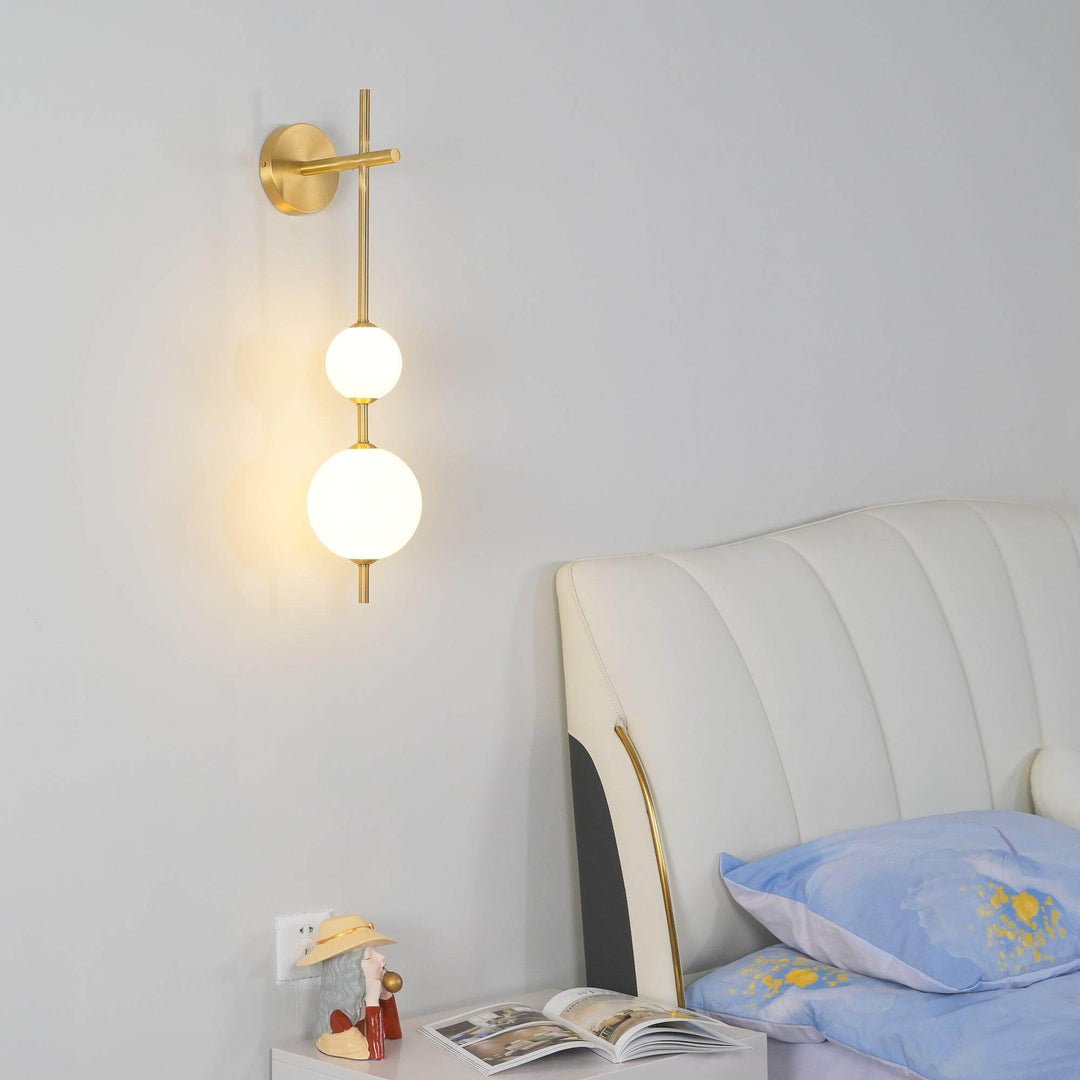 Modern Glass Globe Wall Lamp