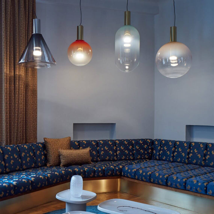 Modern Glass Pendant Lamp for Ambient Lighting