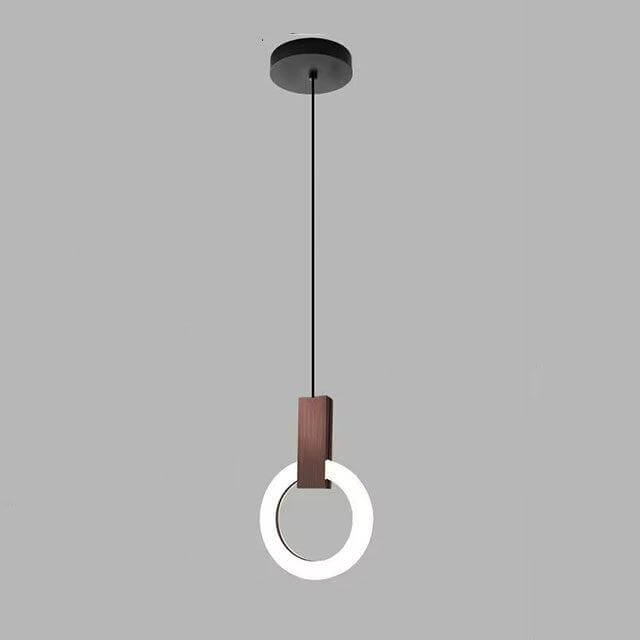 Modern Acrylic Ring LED Pendant Light