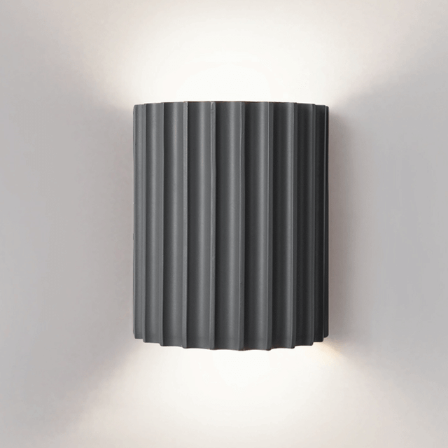 Modern Semi-Circular Resin Wall Sconce