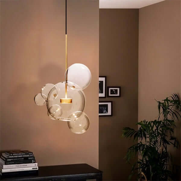 Modern Glass Sphere Pendant Light