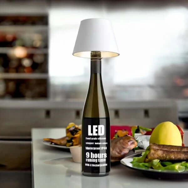 Rechargeable Wine Bottle Lamp Head