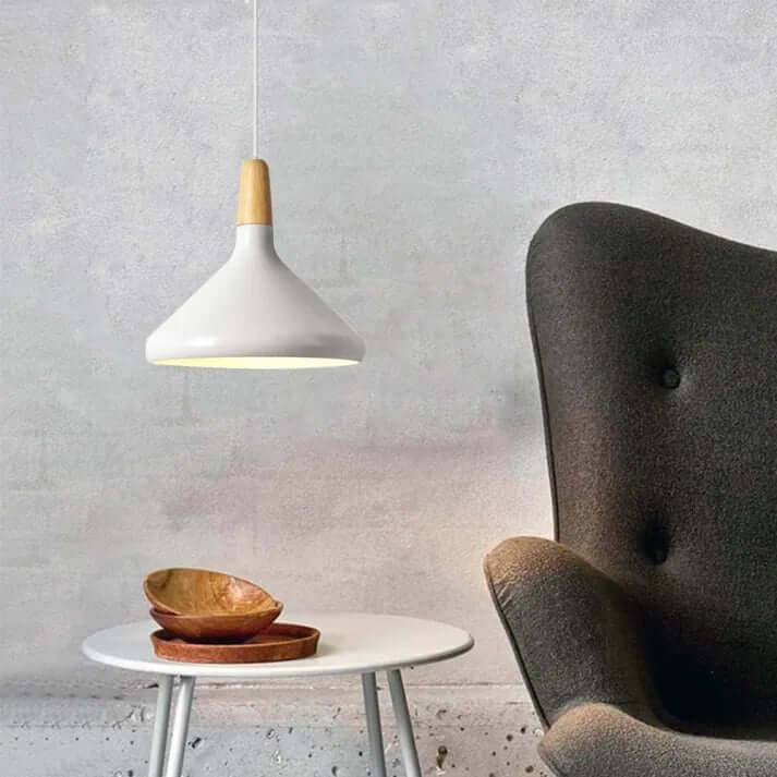 Conical Metal Pendant Lamp