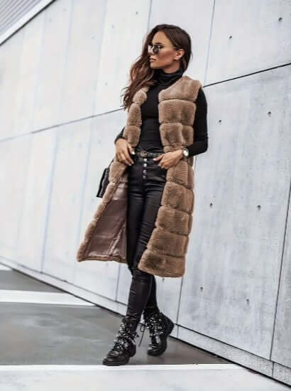 Vest - Women's Sleeveless Open Longline Gilet