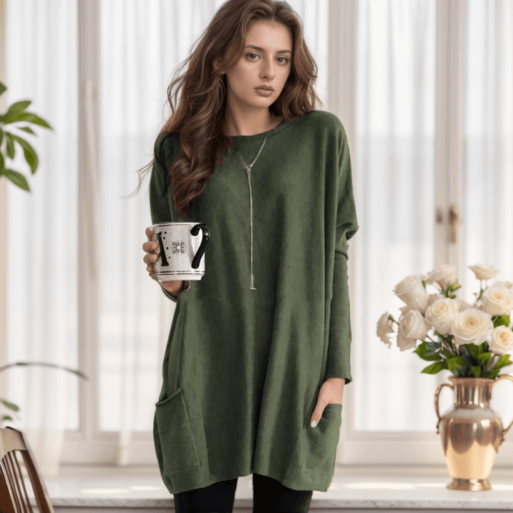Oversized Tunic Sweater for Women