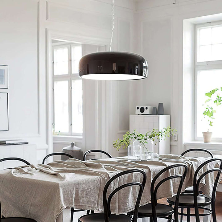 Modern Pendant Light 45/60cm - Aluminium & Polycarbonate