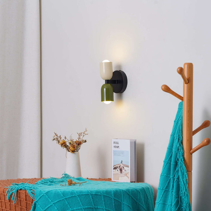 Double Head Metal Wall Light Fixture
