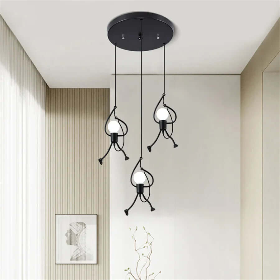 Playful Doll Pendant Light