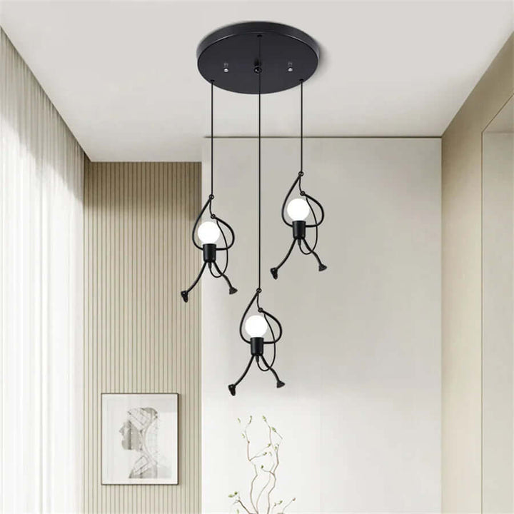 Playful Doll Pendant Light