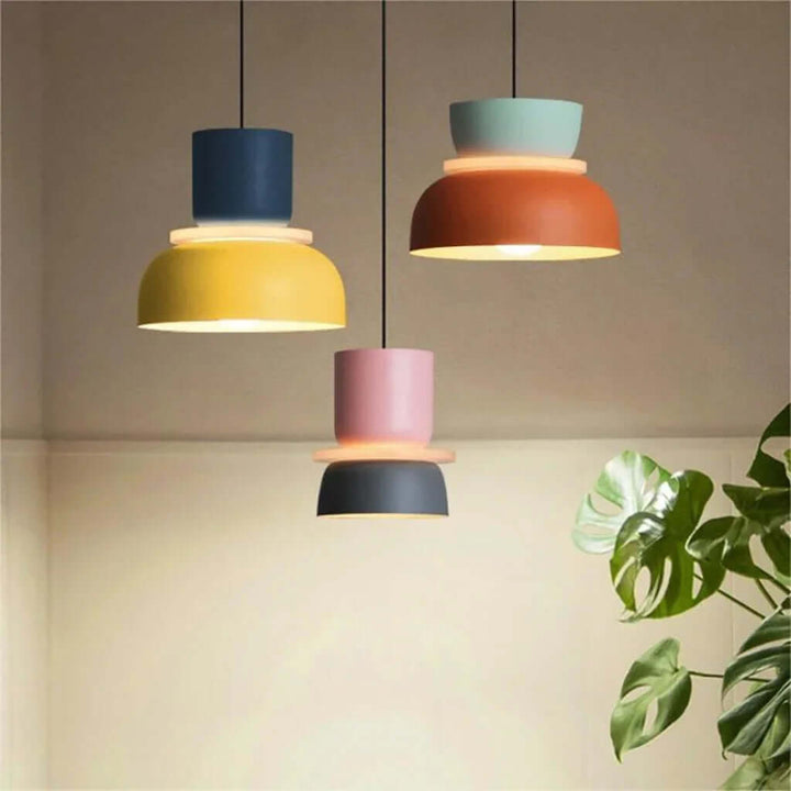 Color Block Nordic Pendant Light