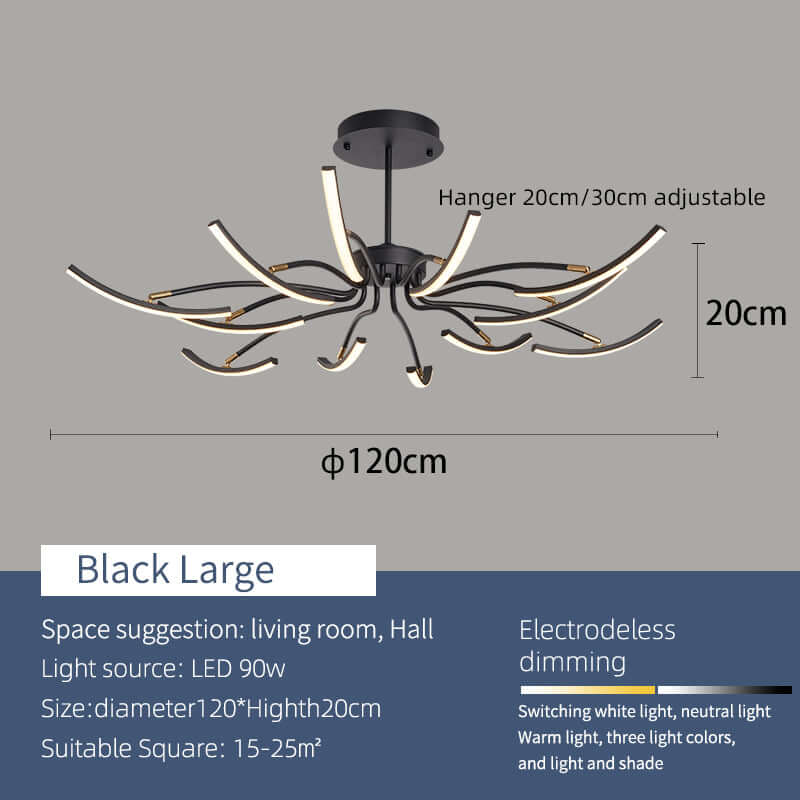 Modern LED Ceiling Light Fixture for Home Lighting