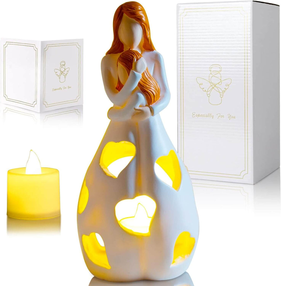 Decorative Resin Table Lamp with Warm Glow