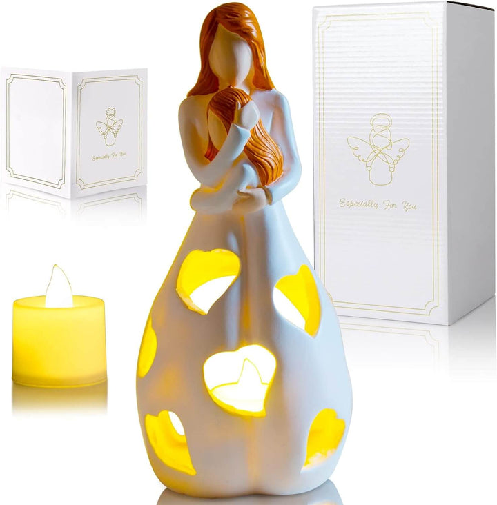 Decorative Resin Table Lamp with Warm Glow