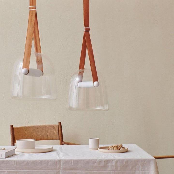 Modern Pendant Lamp with Metal Accents