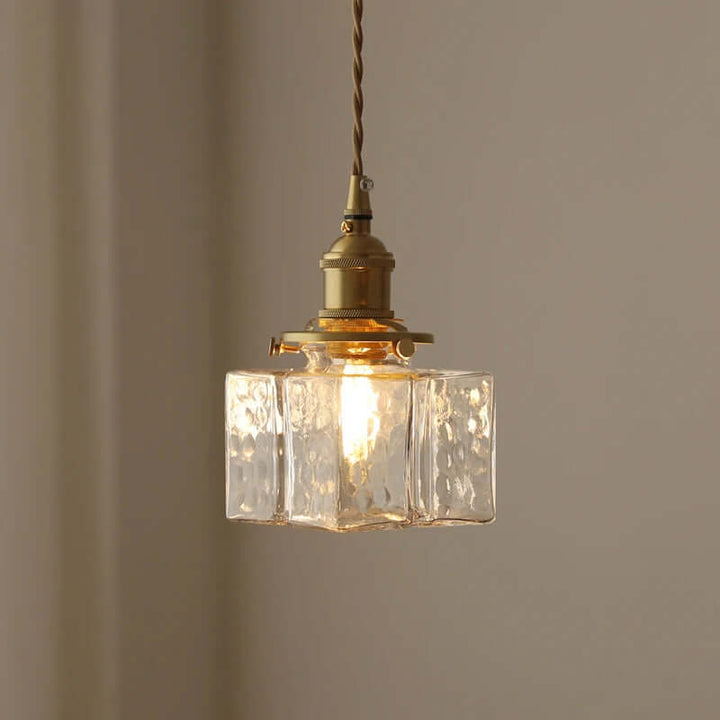 Retro Hanging Glass Lamp