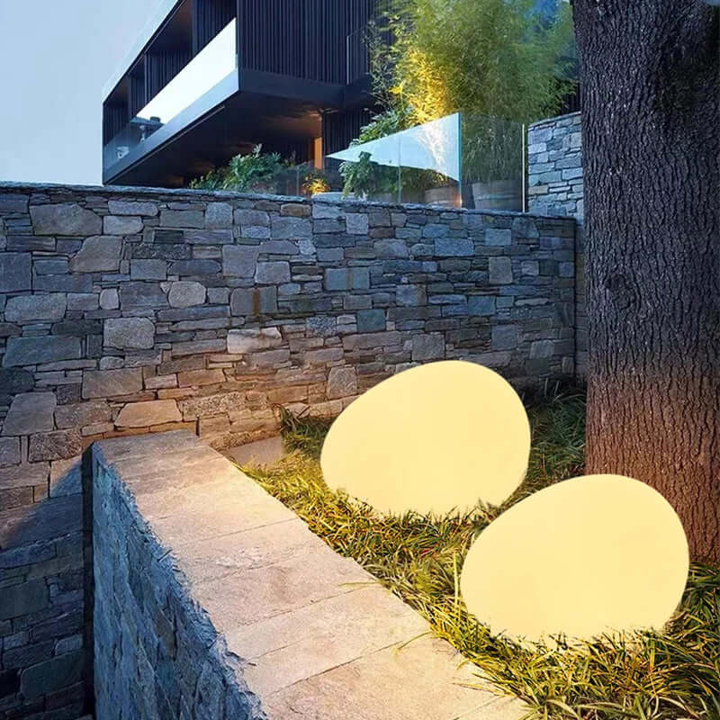 LED Cobblestone Garden Light - Outdoor & Indoor Lamp