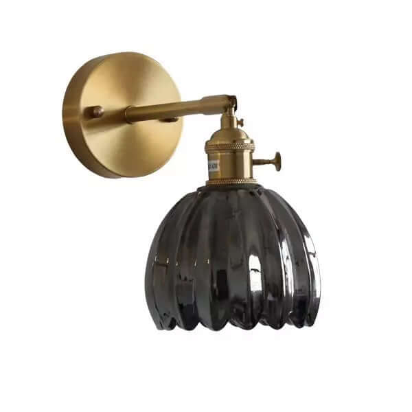 Tulip Flower Bud Glass Wall Lamp