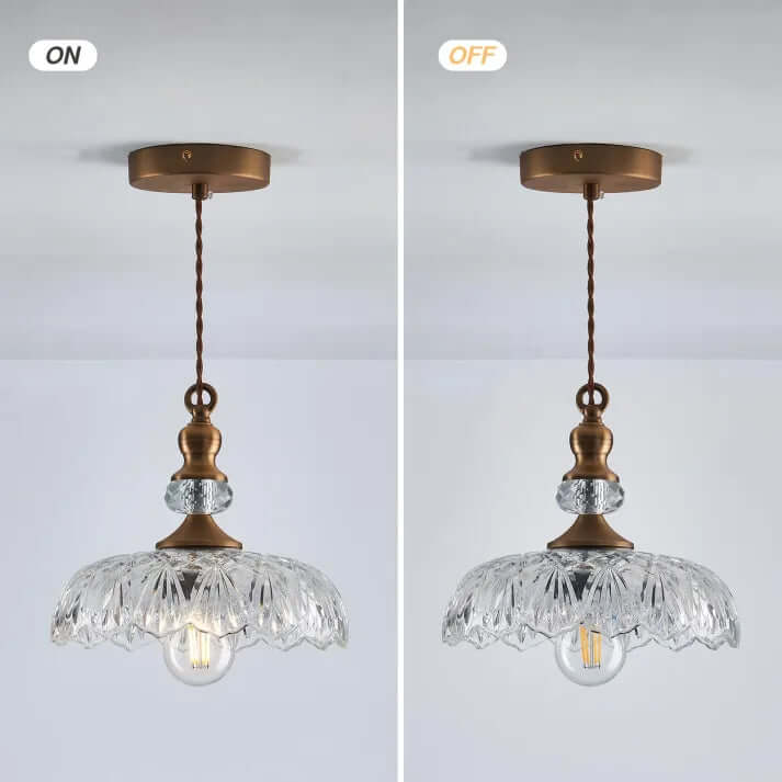 Mini Glass Pendant Light for Kitchen Island