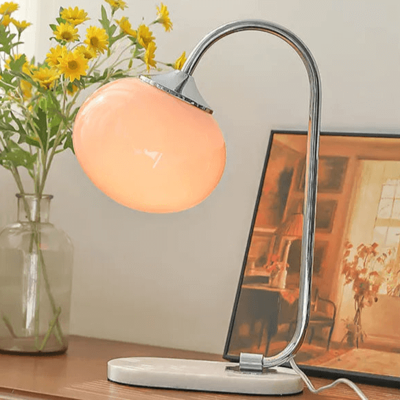 Modern Glass Globe Table Lamp