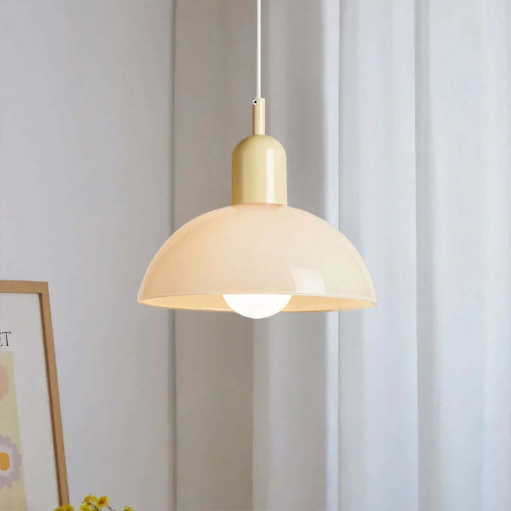 Colorful Glass Bowl Pendant Light