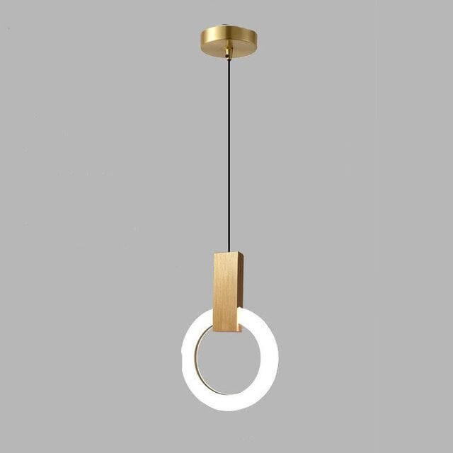 Modern Acrylic Ring LED Pendant Light