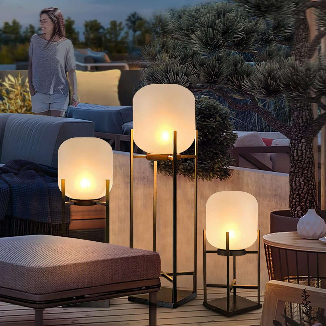 Solar Outdoor Floor Lamp Lantern