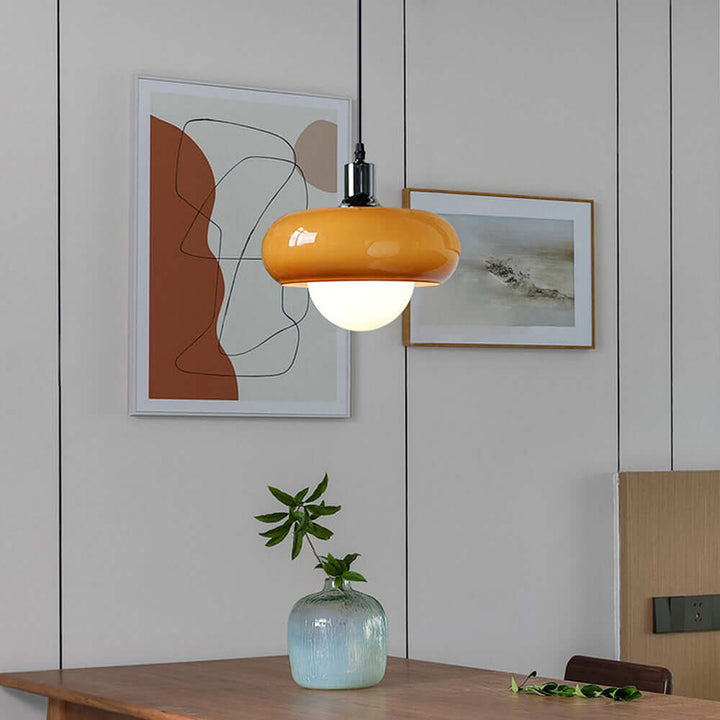 Modern Coffee Glass Pendant Light