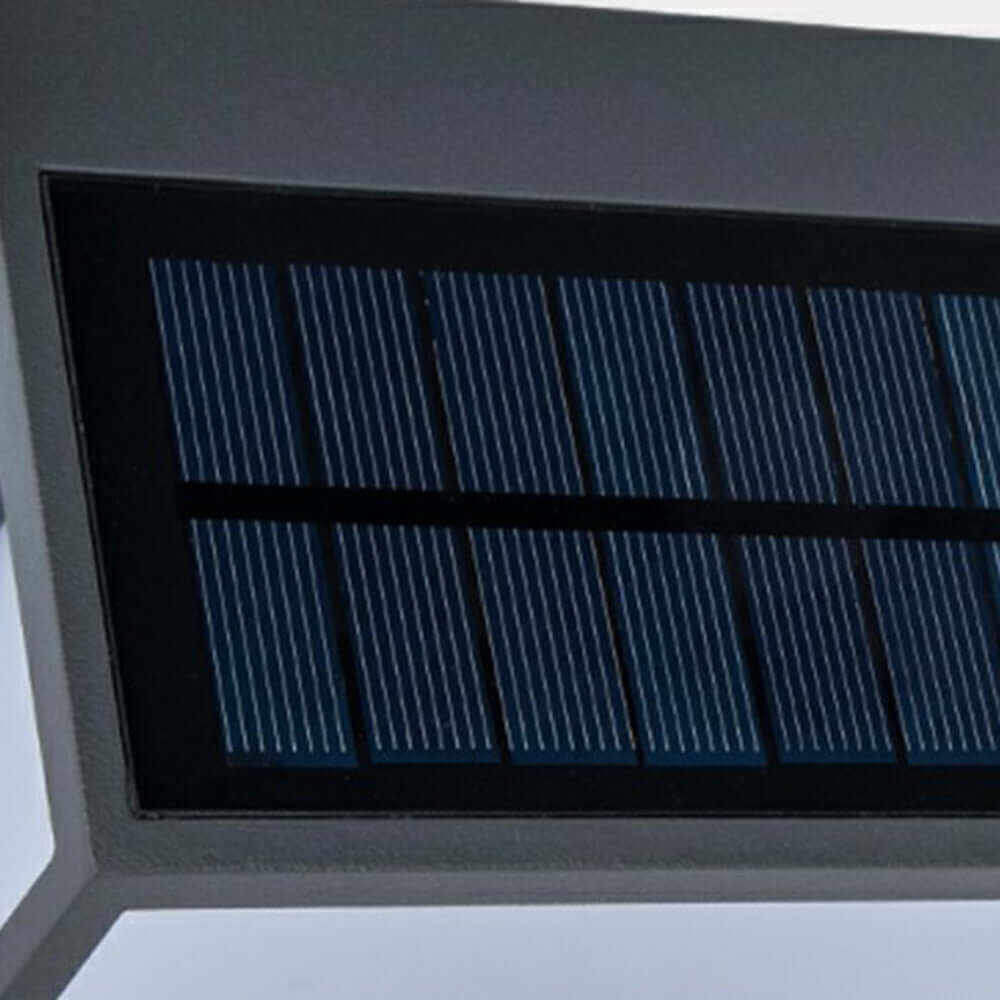 Solar Powered Outdoor Wall Lamp with Sensor, IP65 Waterproof, Acrylic