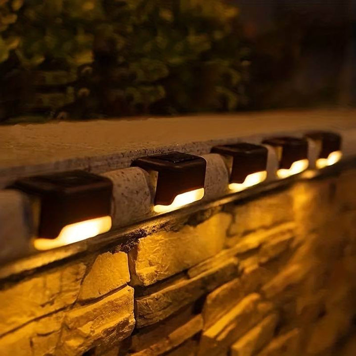Solar LED Wall Lights Outdoor, Wireless, Auto On/Off