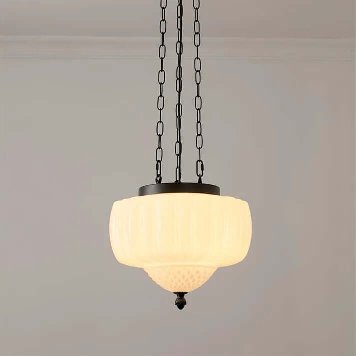 Modern White Pendant Light Fixture