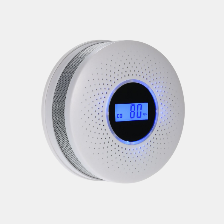 2-in-1 Smoke and Carbon Monoxide Detector for home safety, essential dual sensor fire and CO alarm device.