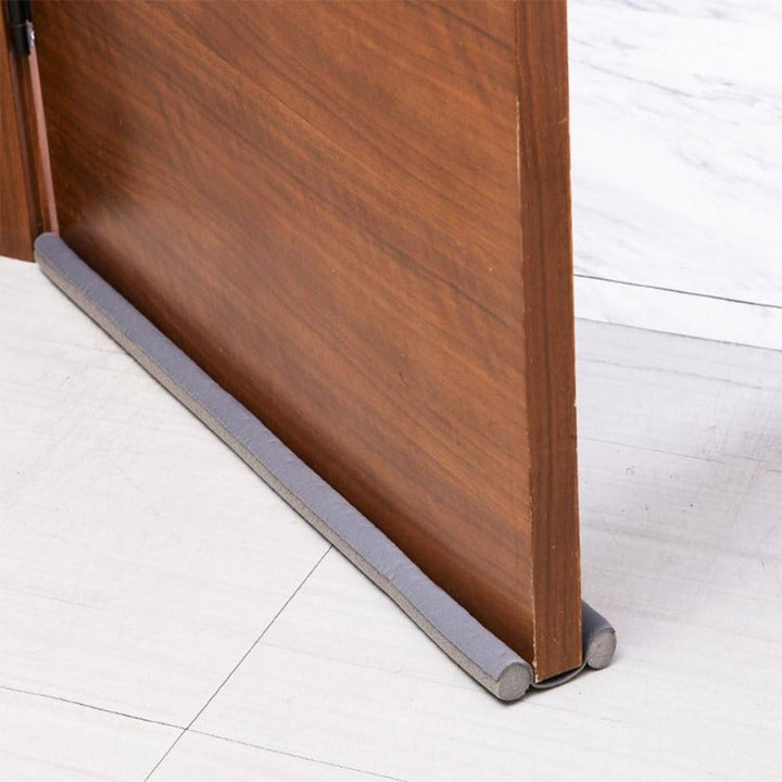 Effective door seal draft stopper (2-pack) for cold protection, noise reduction & better home insulation.