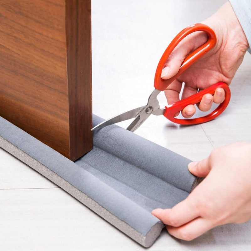 Multi-purpose door draft stopper 2-pack: blocks cold, dust, noise; enhances home insulation & energy.