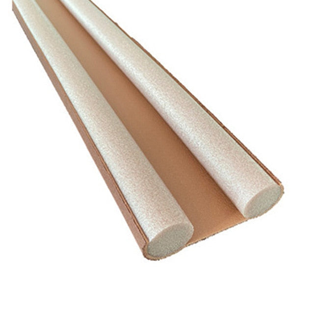 Cold protection door seal & draft stopper 2-pack. Blocks drafts, dust, outdoor elements for comfort.