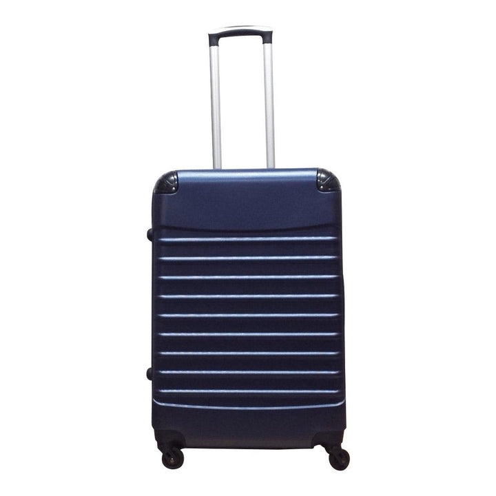 Essential 2-piece ABS hard shell suitcase set, built for durability and smooth travel with spinner wheels.