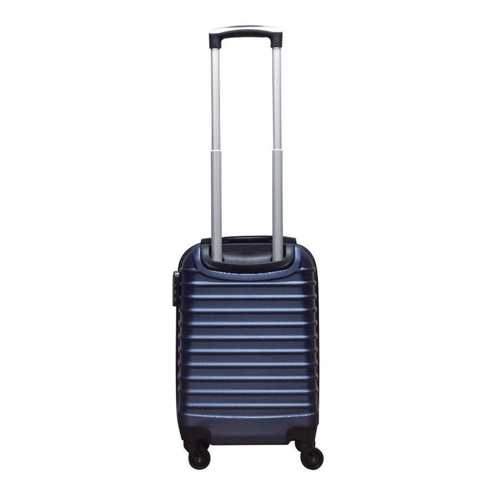 Lightweight 2-piece ABS hard shell luggage for vacation, featuring spinner wheels for effortless travel.